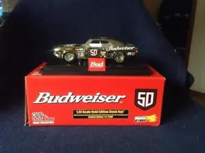 69 Camaro Ricky Craven #50 Budweiser 1/24 Racing Champions Chrome Stock Rod - Picture 1 of 1