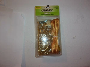 BRAND NEW jJANDORF 15' POLISHED BRASS SWAG LIGHT KIT # 60260...FACTORY SEALED - Picture 1 of 4