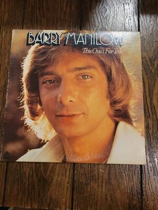 Barry Manilow - This One's For You Vinyl (1976 USA Pressing - AL 4090) LP Record - Picture 1 of 11
