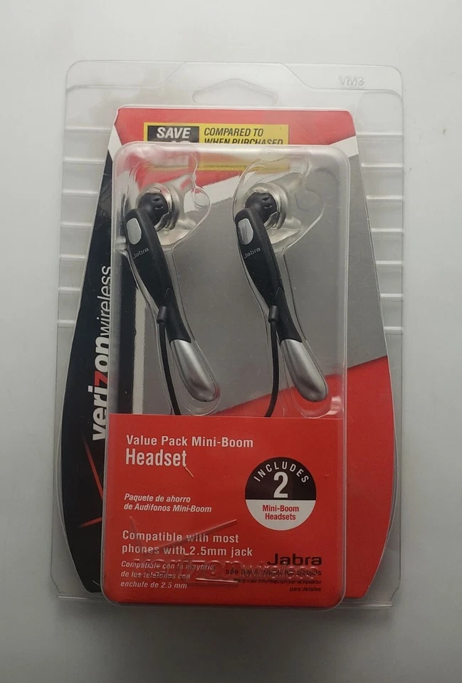 Verizon Wireless Value Pack Mini Boom Headset #JAB2PKHS - Image 1 of 4
