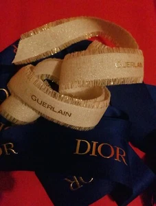Dior long Ruban de 3 m + 1 m de guerlain ruban Dior extra large article neuf - Photo 1 sur 4