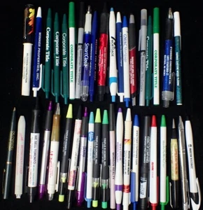 (40) Vintage Advertising Ball Point Pens Realty Title Companies Lot 11 - Picture 1 of 10
