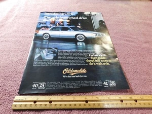 Oldsmobile Cutlass Ciera Original Print Ad From Magazine Vintage 1982 - Picture 1 of 2