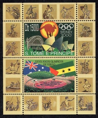 270 - Sao Tome and Principe 2000 - Olympic Games - Sydney- MNH Souvenir Sheet  - Image 1 of 2