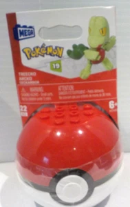 MEGA Pokémon Construction Toy Treecko Ball 22Pcs. for Kids Ages 6+ New - Picture 1 of 5