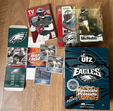 Philadelphia Eagles, Donovan McNabb, Super Bowl, NFL Action Figure Collectible Cover