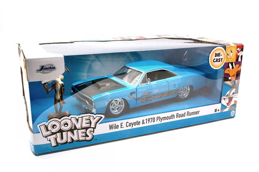 Modellino auto film movie 1:24 Jada Toys PLYMOUTH ROAD RUNNER diecast modellismo - Immagine 1 di 1