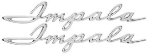 1962 Impala Rear Quarter Emblem Script "Impala" New Dii - Picture 1 of 1