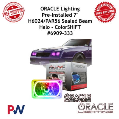 Oracle Lighting preinstalado 4x6" H4651 / H4656 haz sellado halo - cambio de color Foto 1 de 4