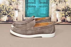 Magnanni Shoes Rubber Sole Slip-ons Bullock Jones Men's US 8.5 size Tan Brown - Picture 1 of 8