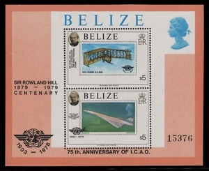 Belice 1979 - Mi-N.o Bloque 8 ** - Estampillada sin montar o nunca montada - aviones / aviones - Imagen 1 de 1