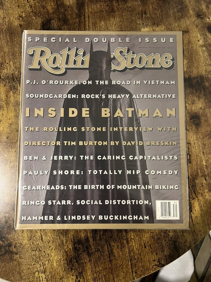 Rolling Stone Magazine July 1992 Inside Batman Tim Burton MINT - NO LABEL - Image 1 of 1