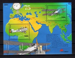 Portugal 1999 planes , aviation souvenir sheet MNH - Bild 1 von 1