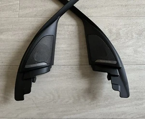 NEW GENUINE BMW X1 SERIES F48 DOOR SPEAKER TWEETER HARMAN KARDON COVER PAIR SET - Picture 1 of 9