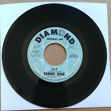 RONNIE DOVE Cry/Autumn Rhapsody 45 7" Pop Ballad Record Vinyl Diamond Records