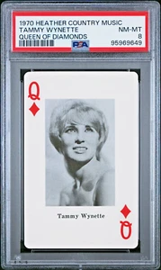 Tammy Wynette 1970 Heather Country Music #12D Queen of Diamonds PSA 8 Pop 2 - Bild 1 von 2
