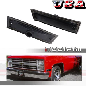 Smoke Front Side Marker Indicator Lights For Chevy Blazer GMC Jimmy C/K R Pickup - Picture 1 of 8