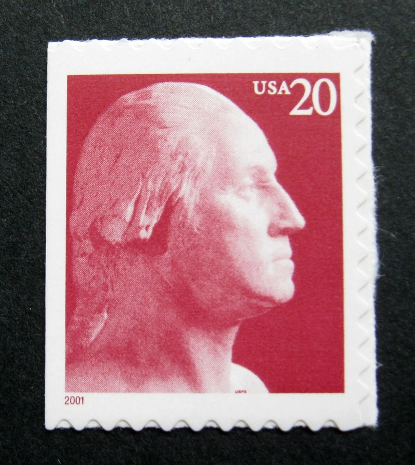 Sc # 3482 ~ Booklet Single ~ 20 cent George Washington Issue - Image 1 of 1