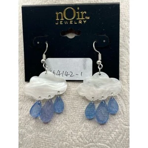 nOir Schmuck Multicolor Regenwolke Ohrhänger Hakenverschluss O28 - Bild 1 von 4
