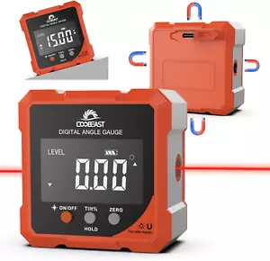 Digital Angle Finder Magnetic, Rechargeable Digital Angle Gauge, Mini Protractor - Picture 1 of 7