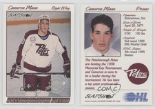 1995-96 Slapshot OHL Promo Cameron Mann