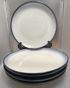 Sango Concepts Eggplant 4942 Set of 4 Dinner Plates 11" Blue / White - Picture 1 of 14