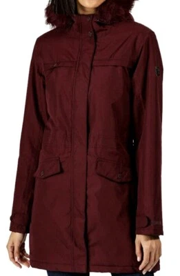 New Women's Regatta Serleena II Fur Trimmed Waterproof Insulated Jacket UK 10 - Image 1 of 2
