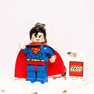 LEGO Minifigure Key Chain - Superman (853430) DC Comics Super Heroes sh003 - Picture 1 of 6