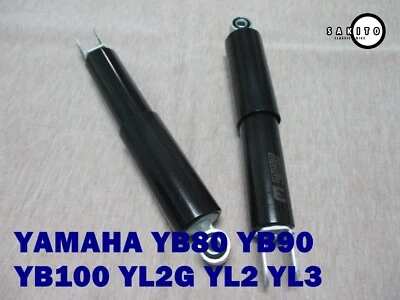 Yamaha YB80 YB90 YB100 YL2 YL2G  Rear Black Shock Set 290mm  [sa2546] - Image 1 of 4