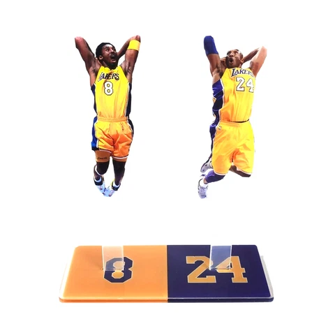 Lakers Kobe #8 and #24 Dunking Figure - LA Lakers Legend Kobe Figurine Ornament Cover