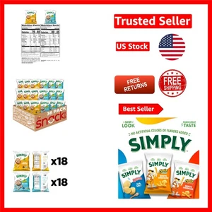 Air-Popped Popcorn Variety Pack: 36 einzeln verpackt weißer Cheddar & Meersalz - Bild 1 von 7