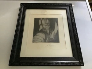 Ernst Fuchs Lithographie Krieger Fantasy Gerahmt Handsigniert Signiert Limitiert - Bild 1 von 7