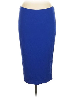 Vince Camuto M Falda Azul Algodón Dobladillo Crudo Foto 1 de 3