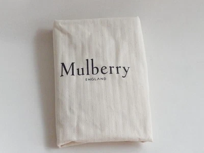 Mulberry Medium Dustbag New Style Stripes Cream & Black Drawstring - Image 1 of 4