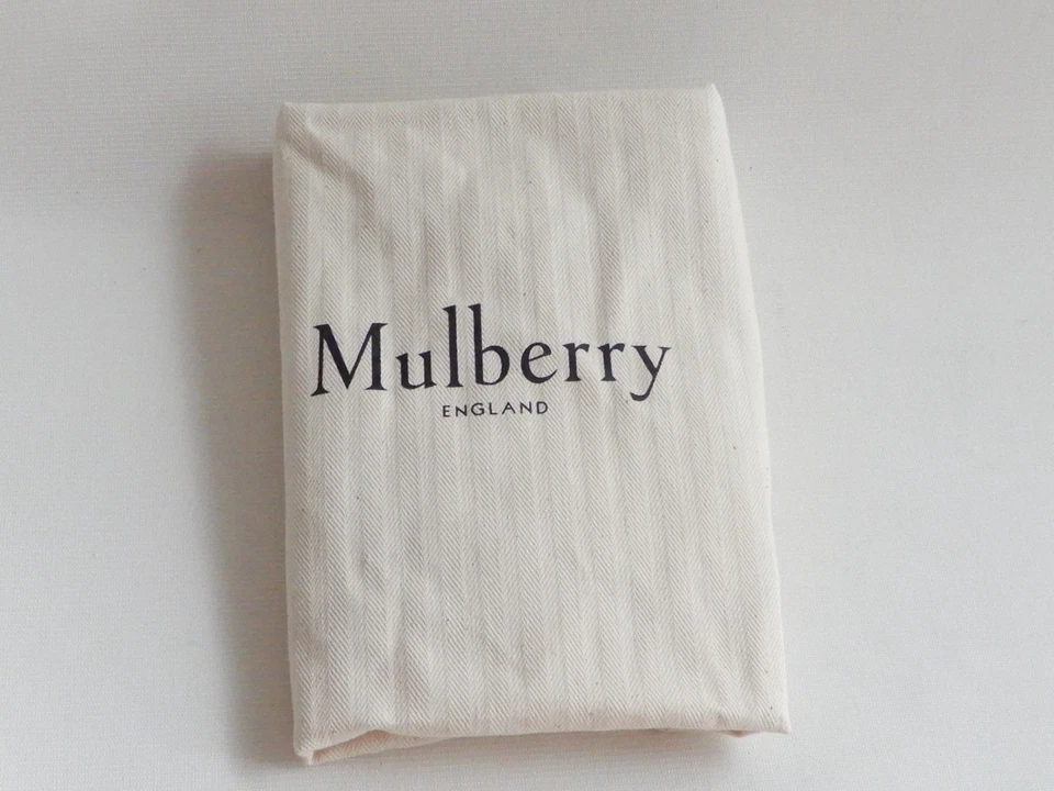 Mulberry Medium Dustbag New Style Stripes Cream & Black Drawstring - Image 1 of 4
