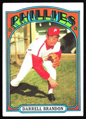1972 Topps #283 Darrell Brandon - Image 1 of 2