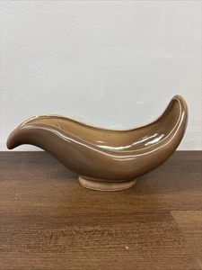 Vintage Red Wing MCM Brown Console Planter #1582 - Picture 1 of 12