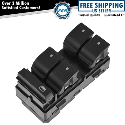 Interruptor maestro de ventana eléctrica lado del conductor izquierdo derecho para camioneta Chevy GMC nuevo Foto 1 de 4