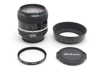 [Óptica COMO NUEVA con capucha] Nikon Nikkor Ai 35 mm f/2 MF Lente Prime Montaje F de JAPÓN Foto 1 de 4