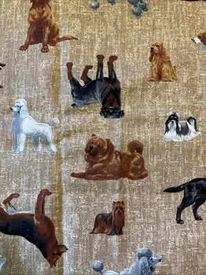 Tela de varias razas de perros @3/4 yardas Foto 1 de 2