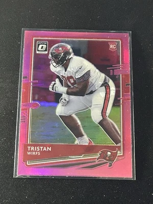 2020 Panini Donruss Optic - Rookies Tristan Wirfs #129 Pink Prizm (RC) - Image 1 of 2