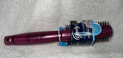 Goody Gelous Grip Round Brush Pink Ion Infused Frizz Free Curling Comfort Gel - Image 1 of 4