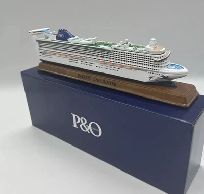 P&O Pacific Encounter Cruise Ship Resin Model Brand New Boxed 29cm - Image 1 of 4