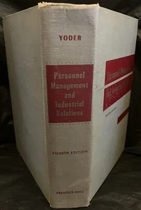 1957 "Personnel Management And Industrial Relations" Hardcover Book! Dale Yoder - Bild 1 von 7