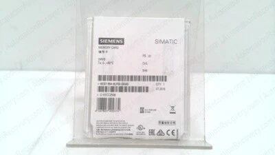 SIEMENS 6ES7954-8LF02-0AA0, SIMATIC S7 MEMORY CARD, 24 MB, 3V FLASH, NEW #333120 - Image 1 of 3