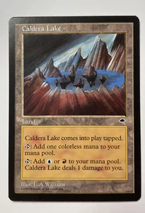 MTG Caldera Lake Tempest Rare 1997 Wizards Of The Coast - Picture 1 of 2
