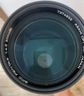 CLA'd : Near Mint SMC Pentax 500mm F/4.5 Telephoto Lens PK K Mount From JPN - Image 1 of 4