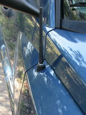 7" Short Black Antenna Mast Rod Radio AM/FM for DODGE DAKOTA 1997-2011 Brand New - Image 1 of 4