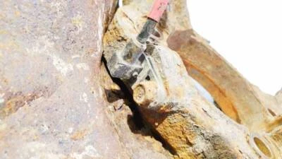 Sensor ABS (SENSOR DE VELOCIDAD DE RUEDA ABS) delantero ri #2076186-82 Hyundai Santa Fe 2006 Foto 1 de 4