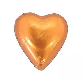 Belgian Milk Chocolate Hearts - Orange (500g Bag) • 13.64$